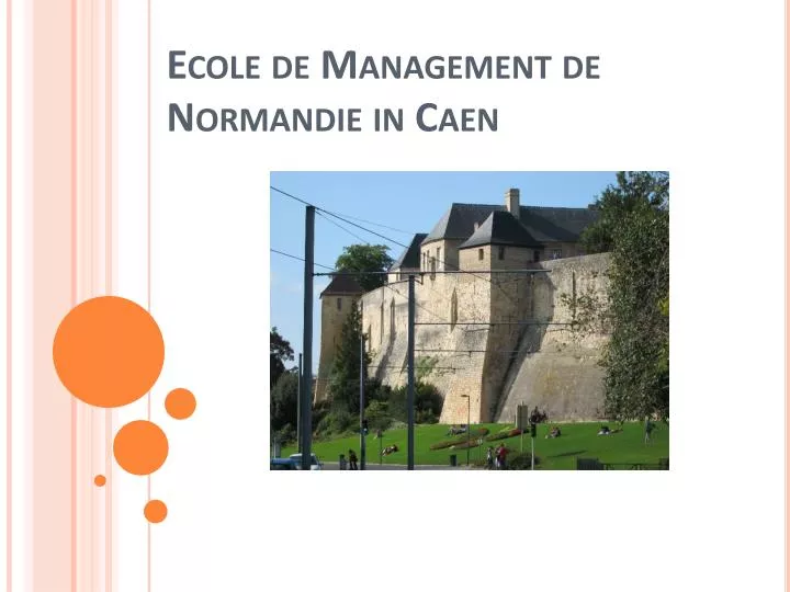 ecole de management de normandie in caen