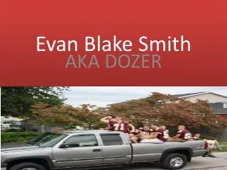Evan Blake Smith