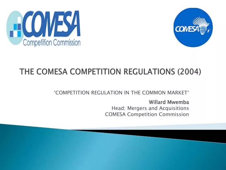 the comesa competition regulations 2004