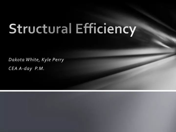 structural efficiency