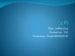 GLPI - slide 1