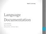 PPT - Language Documentation PowerPoint Presentation, free download ...