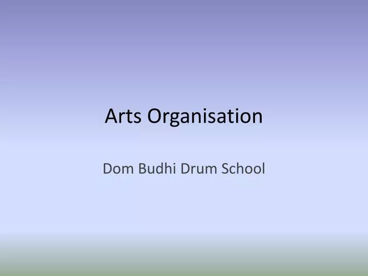 arts organisation