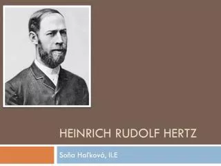 heinrich rudolf hertz