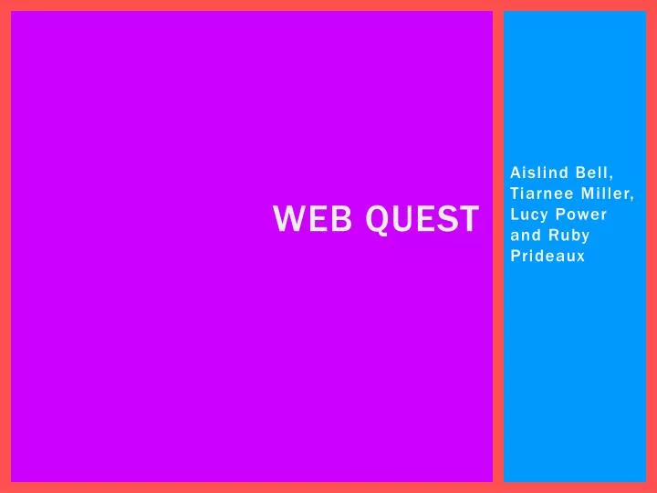 web quest