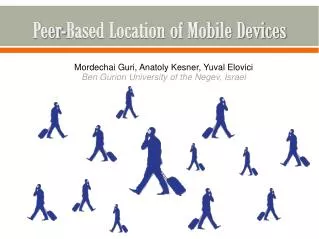 Peer-Based Location of Mobile Devices