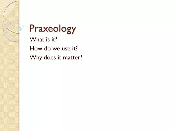 praxeology