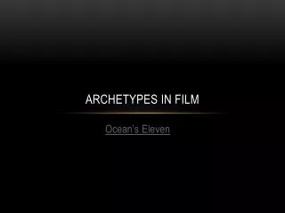 Archetypes in Film