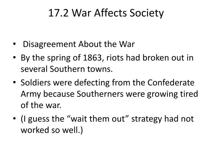 17 2 war affects society