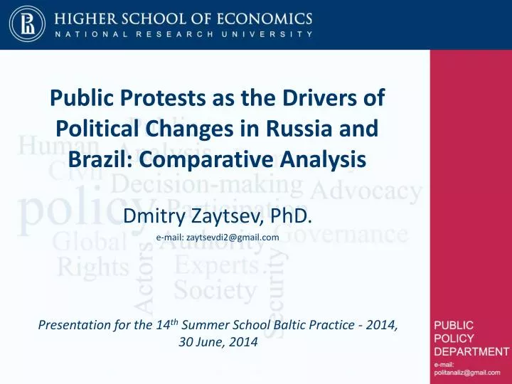 public protests as the drivers of political changes in russia and brazil comparative analysis