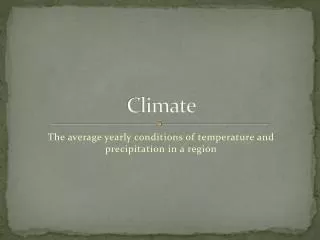 climate