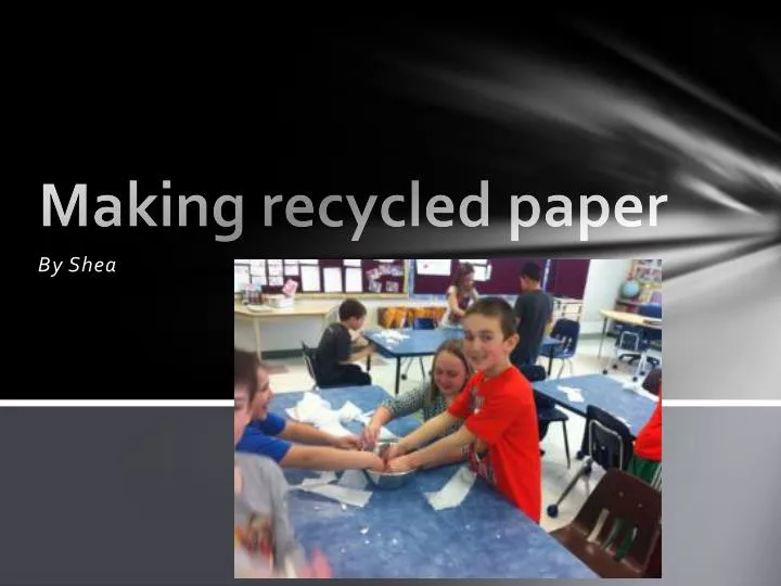 making recycled paper