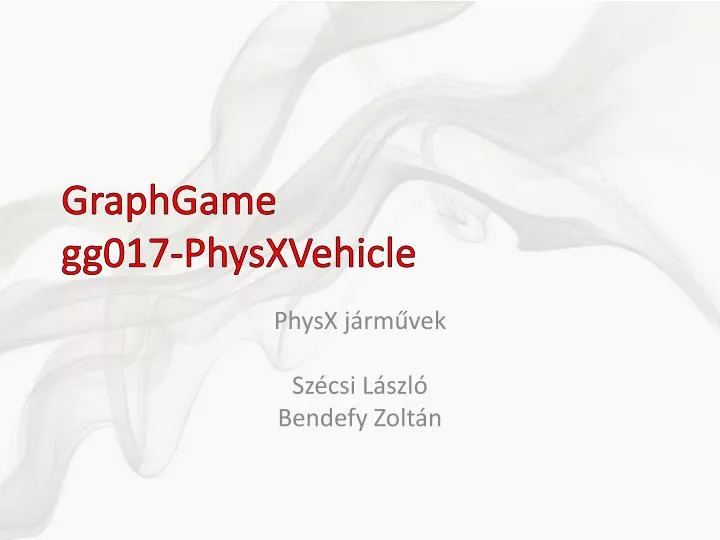 graphgame gg017 physxvehicle