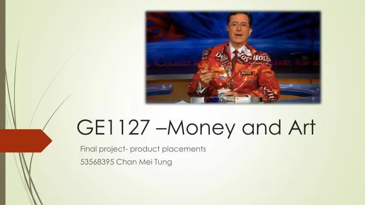 ge1127 money and art