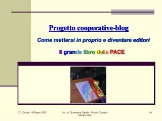 progetto cooperative blog