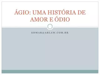 gio uma hist ria de amor e dio