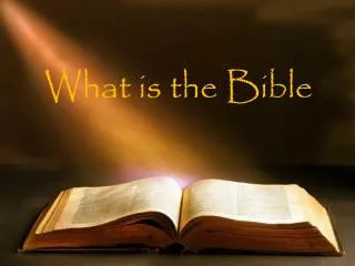 What is the Bible
