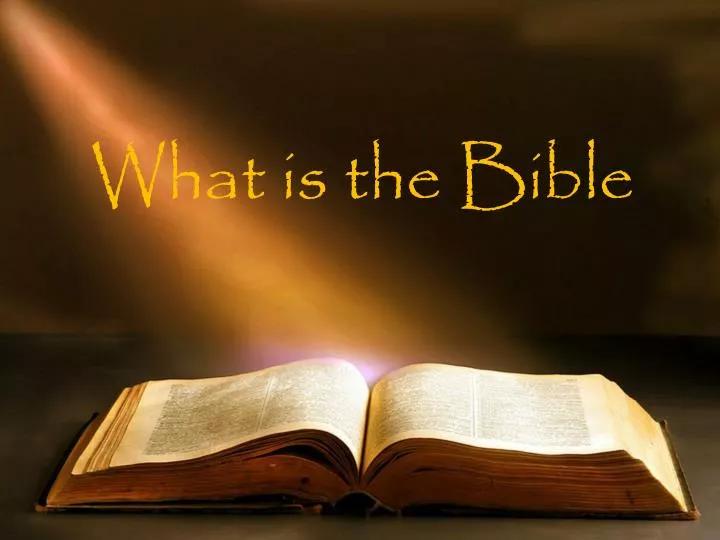 what is the bible