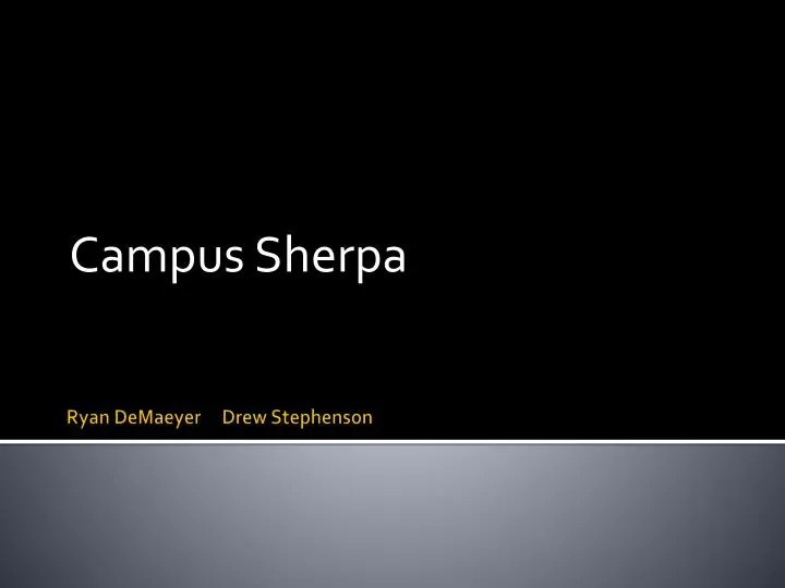 campus sherpa