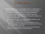 Social Change - slide 1