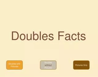 Doubles Facts