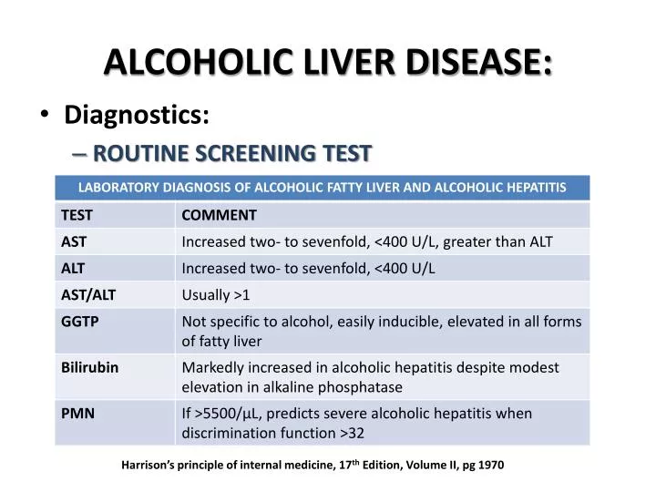 alcoholic liver disease