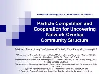 Particle Competition and Cooperation for Uncovering Network Overlap Community Structure