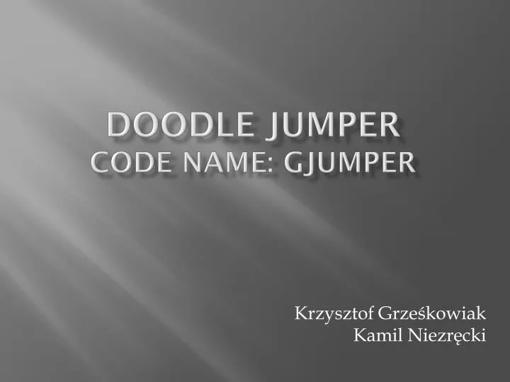doodle jumper code name gjumper