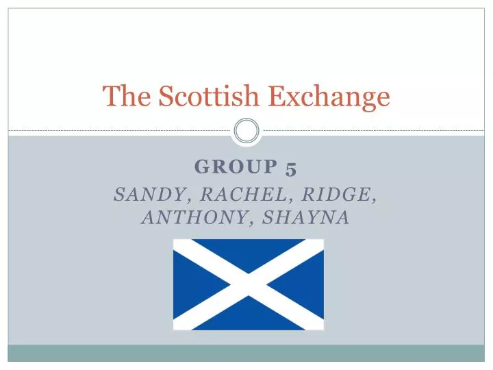 the scottish exchange