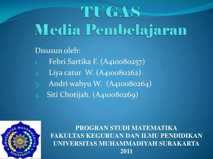 tugas media pembelajaran