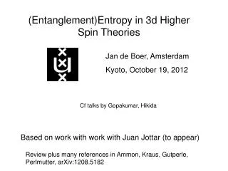 (Entanglement)Entropy in 3d Higher Spin Theories
