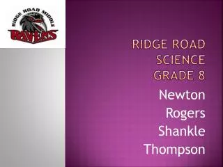 Ridge Road Science Grade 8
