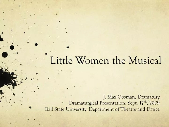 little women the musical