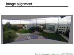 Image alignment - slide 1