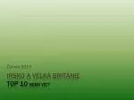 IRSKO A VELKÁ BRITÁNIE TOP 10 nebo víc? - slide 1