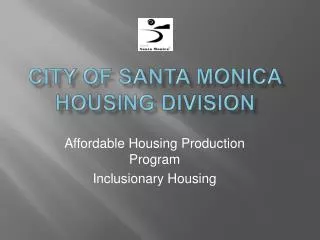 City of Santa Monica housing Division