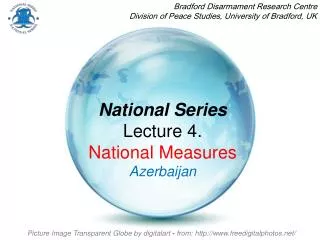 National Series Lecture 4. National Measures Azerbaijan