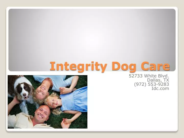 integrity dog care