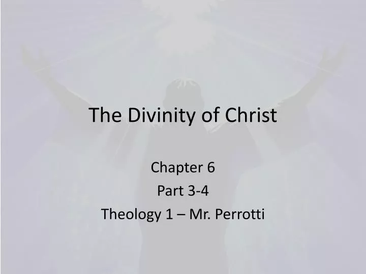 the divinity of christ