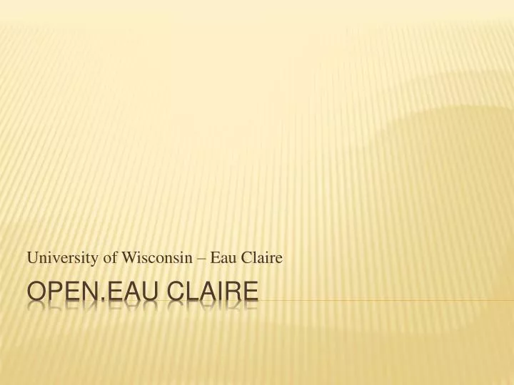 university of wisconsin eau claire