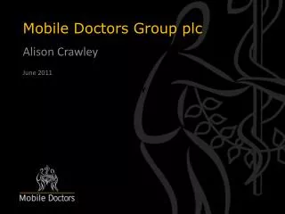 Mobile Doctors Group plc