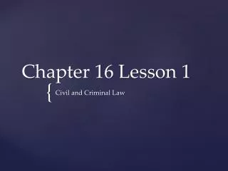 chapter 16 lesson 1