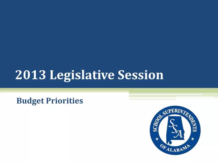 2013 legislative session