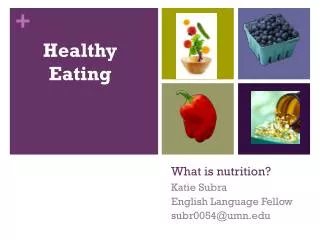 What is nutrition?