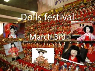 Dolls festival