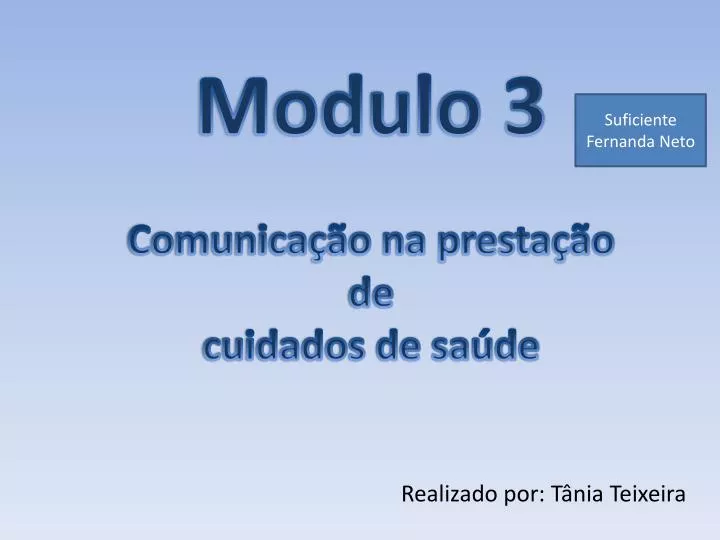 modulo 3 comunica o na presta o de cuidados de sa de