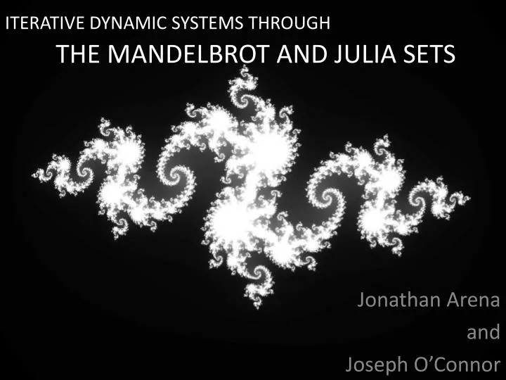 iterative dynamic systems through the mandelbrot and julia sets