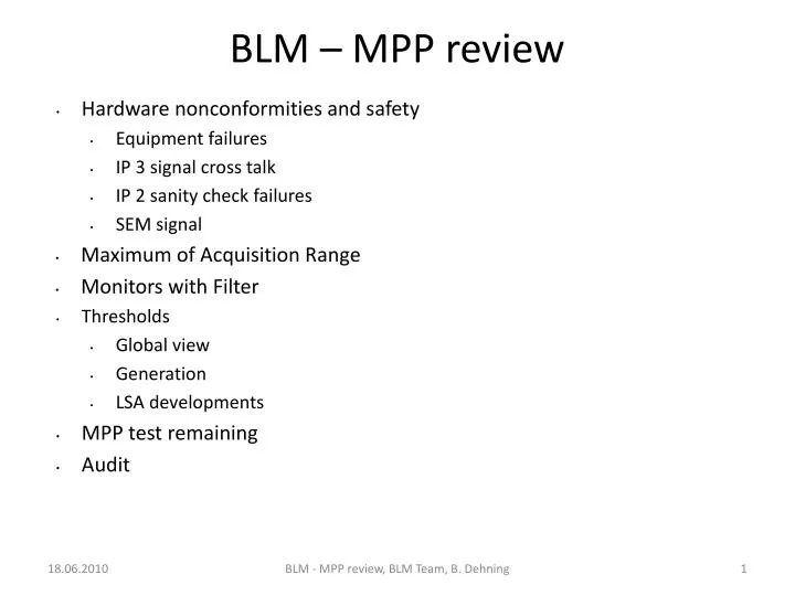 blm mpp review