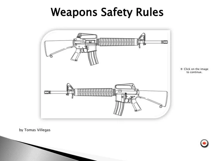 weapons safety rules