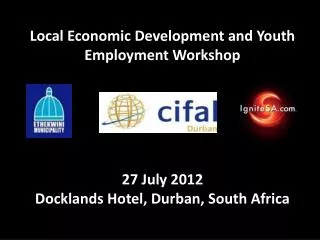 Local Economic Development and Youth Employment Workshop